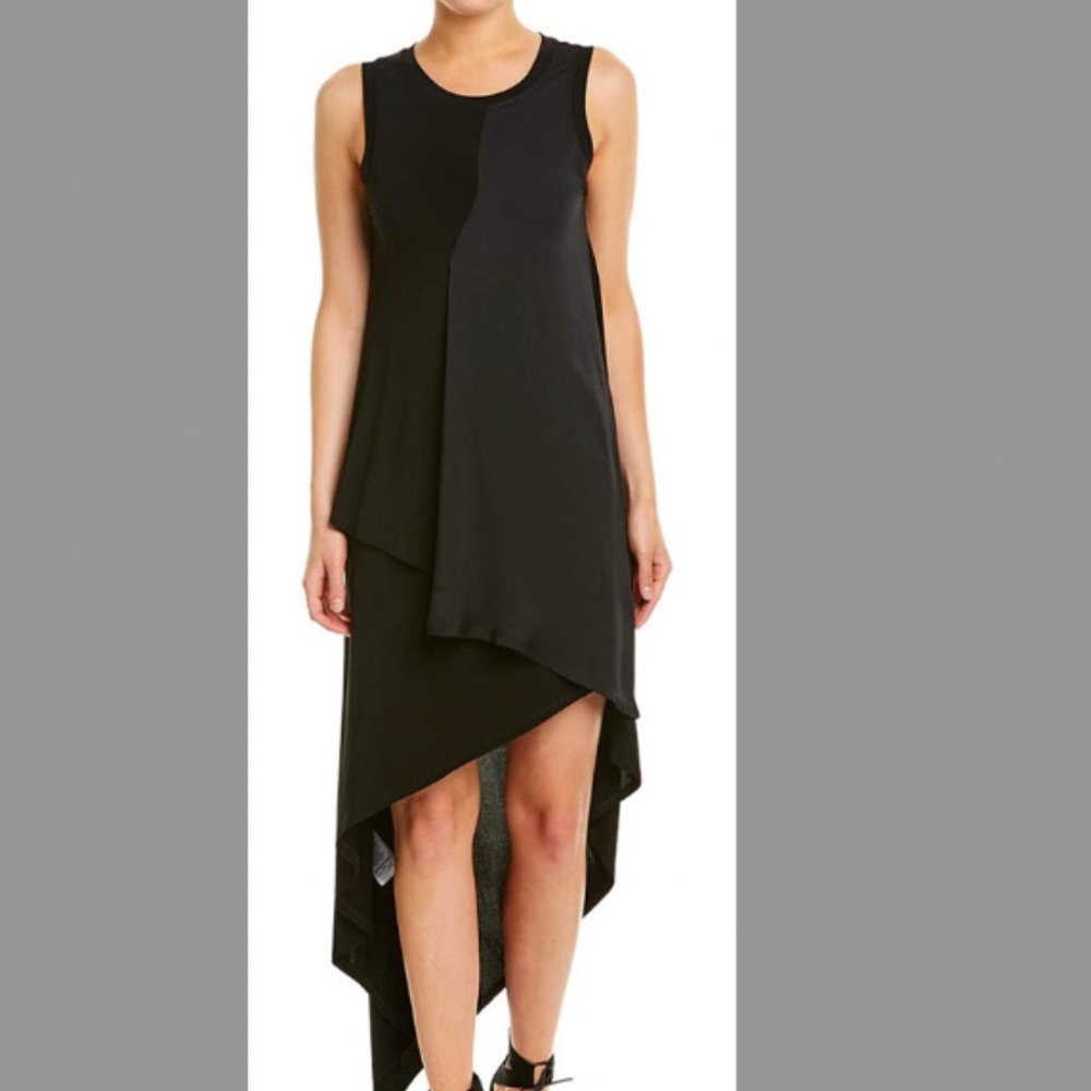BCBGMAXAZRIA Black Size XXS Asymmetrical High Low